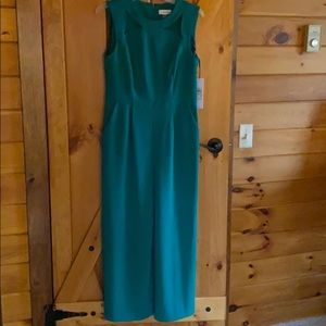 Green Cullotte jumpsuit Calvin Klein NWT